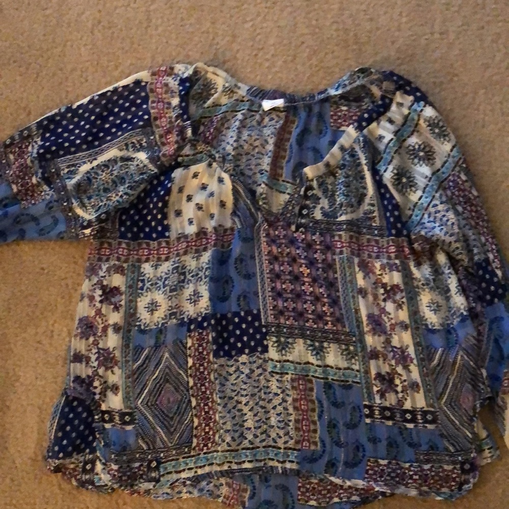 Multi colored blouse